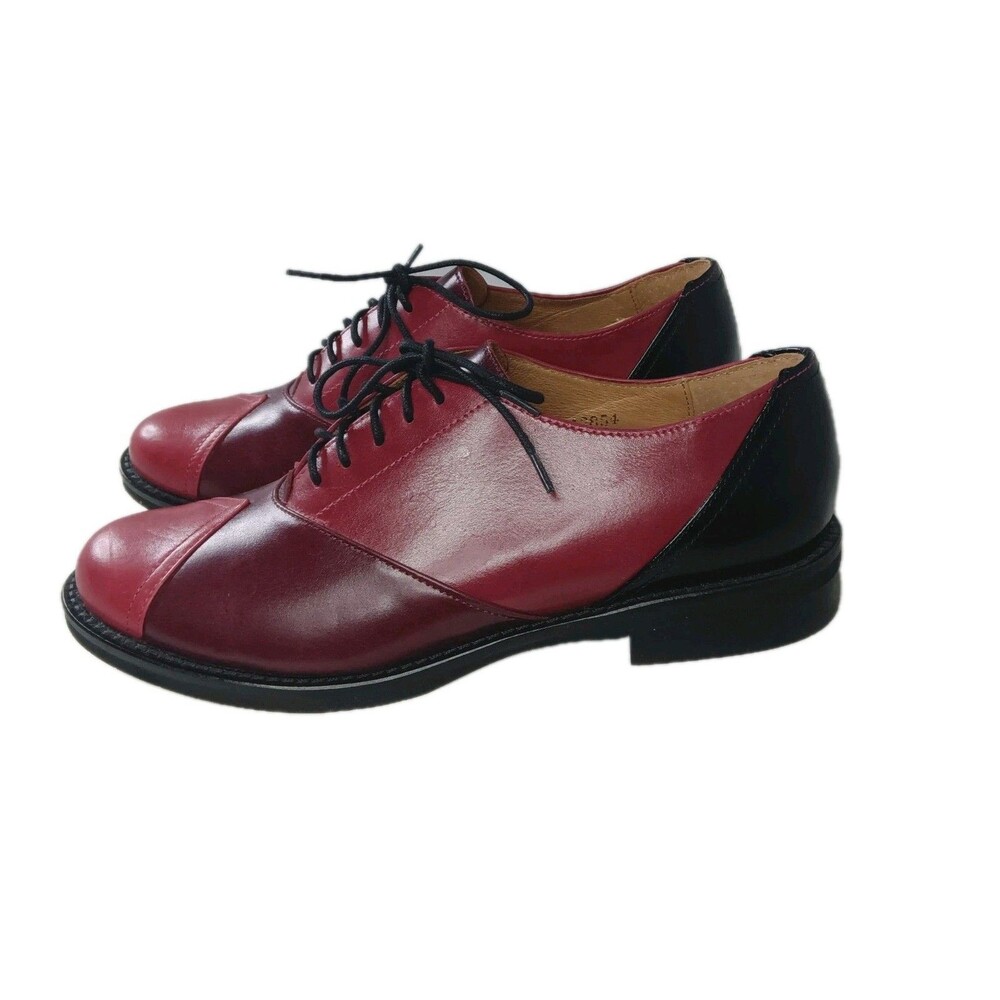 Embassy London Oxford Shoes Women's Size 38 US 7 Multicolor Retail $265 - Picture 3 of 8